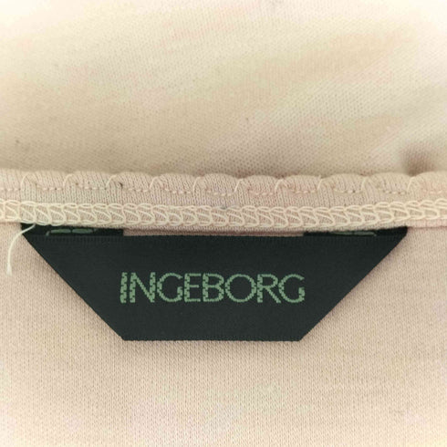 インゲボルグ INGEBORG 90S フラワープリント ボートネック長袖カットソー レディース JPN:S