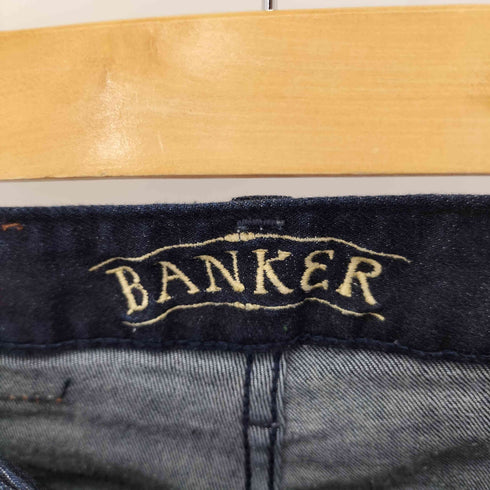 BANKER ジップフライ スリムデニム レディース JPN:1