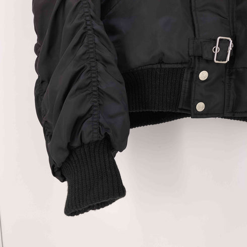 MIDNIGHT MOVE buckle jumper バックルジャンパー ファージャケット レディース