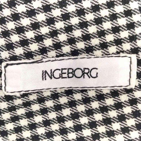 インゲボルグ INGEBORG グレンチェック トートバッグ レディース