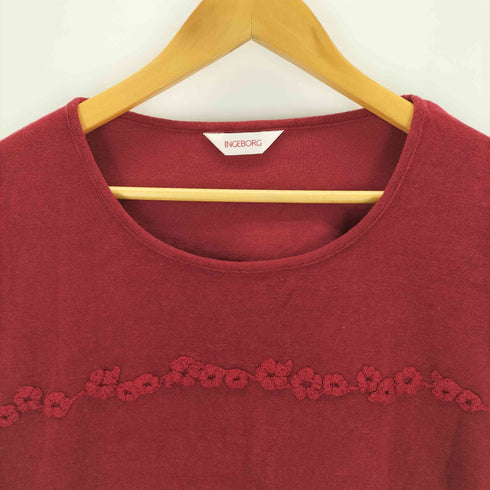 インゲボルグ INGEBORG パイル地カットソー レディース