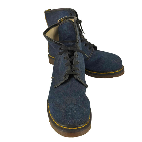ドクターマーチン Dr.Martens イングランド製 デニム 8ホールブーツ メンズ