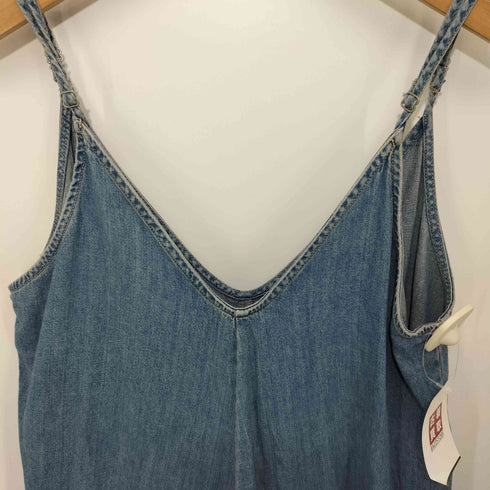 ザラ ZARA デニムTRFミディワンピース レディース import:M
