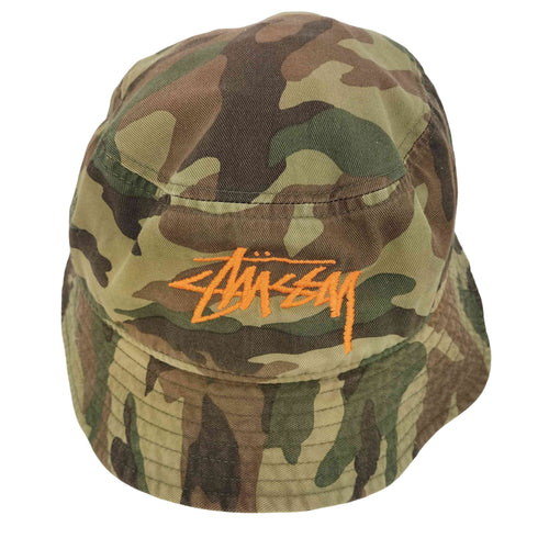 ステューシー Stussy カモ柄 迷彩 バケットハット メンズ L / XL