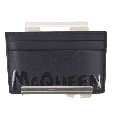アレキサンダーマックイーン Alexander McQueen ロゴレザー カードケース メンズ
