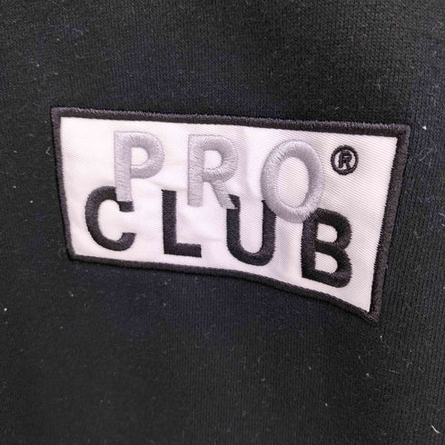 プロクラブ PRO CLUB Heavyweight Embroidered Box Logo Crew Neck Fleece Pullover Sweatshirt ヘビー ウエイト ボックスロゴ クルーネック フリース プルオーバー スウェット シャツ メンズ import:M