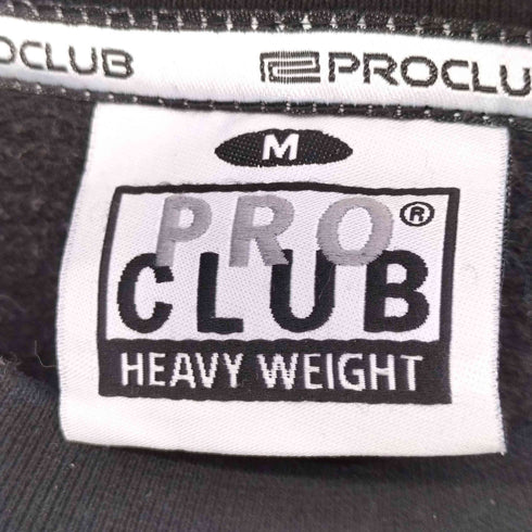 プロクラブ PRO CLUB Heavyweight Embroidered Box Logo Crew Neck Fleece Pullover Sweatshirt ヘビー ウエイト ボックスロゴ クルーネック フリース プルオーバー スウェット シャツ メンズ import:M