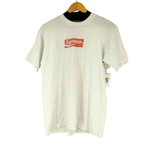 シュプリーム Supreme 90s USA製 初期 企業 ボックスロゴ プリントクルーネックTシャツ メンズ JPN:L