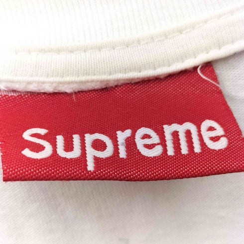 シュプリーム Supreme 90s USA製 初期 企業 ボックスロゴ プリントクルーネックTシャツ メンズ JPN:L