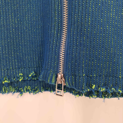 スライ SLY DAMAGING RIB ZIPPED ロングスカート レディース FREE