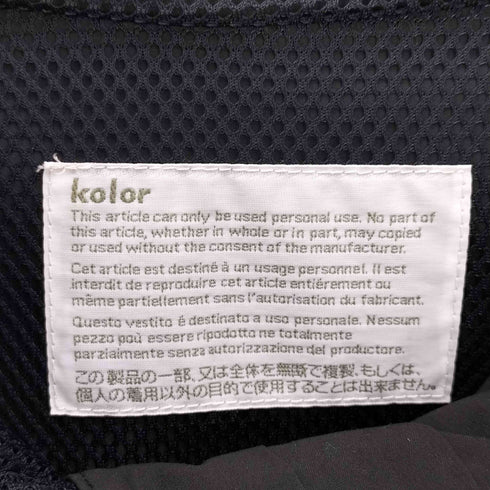 カラー kolor 24SS DOCKING MOUNTAIN COAT ドッキング マウンテン コート メンズ