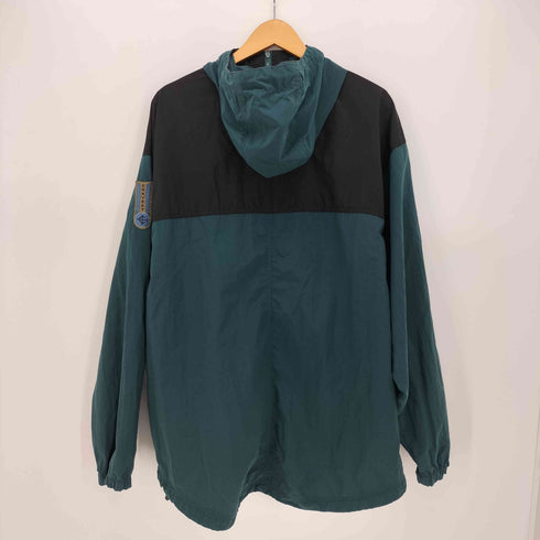 コロンビア Columbia 90s CONVERT コンバート バイカラー ナイロンアノラックパーカー メンズ import:L
