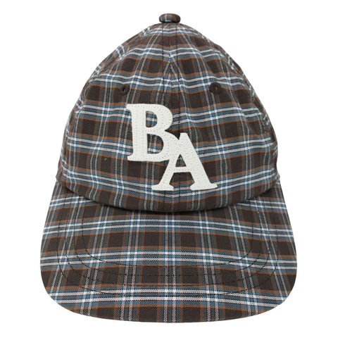 アベイシングエイプ A BATHING APE CHECK APPLIQUE PANEL CAP レディース