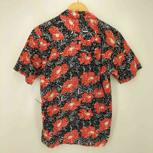 American Feeling ドット フローラル S/S 開襟 アロハシャツ メンズ import:M