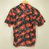 American Feeling ドット フローラル S/S 開襟 アロハシャツ メンズ import:M
