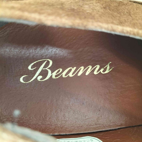 ビームス BEAMS スウェード 内羽根 ストレートチップシューズ メンズ 8.5
