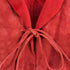 VINTAGE RED SUEDE GENUINE LEATHER FAUX FUR LINED JACKET レディース 18