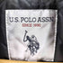 ユーエスポロアッスン U.S.POLO ASSN ワッペン刺繍ロゴ 袖レザー スタジャン メンズ XL
