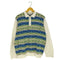 ティーモダンストリートウエア TTT_MSW graffiti knit polo グラフィティ ニット ポロシャツ メンズ JPN:XL