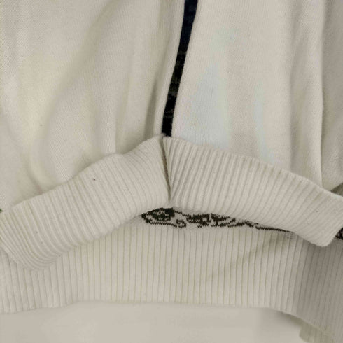 ティーモダンストリートウエア TTT_MSW graffiti knit polo グラフィティ ニット ポロシャツ メンズ JPN:XL