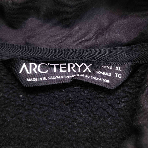 アークテリクス ARCTERYX ロゴ刺繍裏地フリースジップジャケット メンズ JPN:XL