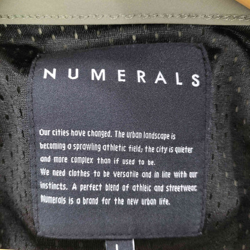 ヌメラルズ NUMERALS 裏地メッシュ ギミックナイロンプルオーバー メンズ JPN:L
