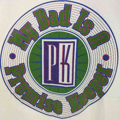 タルテックス TULTEX USA製 My Dad Is A Promise Keeper Tシャツ メンズ import:M