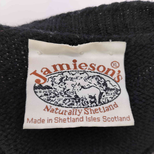 ジャミーソンズ jamiesons クルーネック ウールニット メンズ JPN:XL
