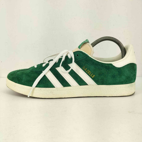 アディダス adidas GAZELLE mbc26 ダークグリーン×オフホワイト×クリームホワイト メンズ JPN:27.5