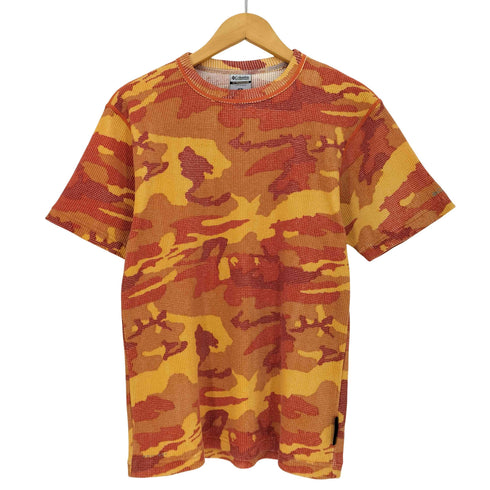 コロンビア Columbia ヒューゴレイクTシャツ ワッフル地 カモ柄 メンズ import:S