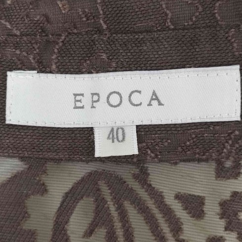 エポカ Epoca フィオーレオパール シアーシャツ レディース JPN:40