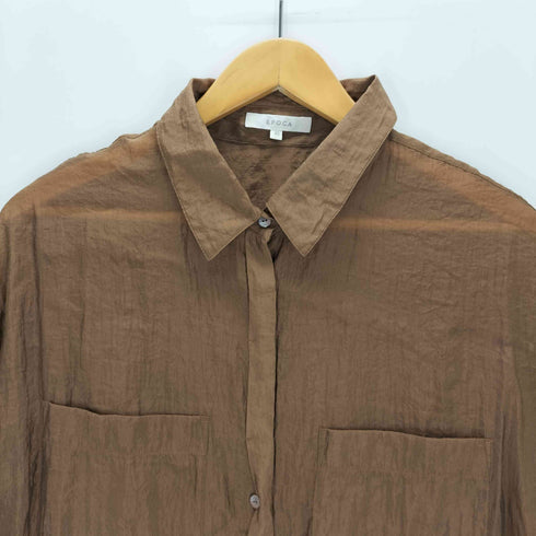 エポカ Epoca ナイロンシルク シアーシャツ レディース JPN:40