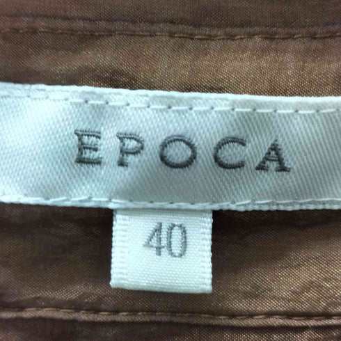 エポカ Epoca ナイロンシルク シアーシャツ レディース JPN:40