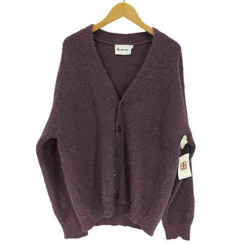 MUDDY AIR ウール ナイロン シャギー ニット カーディガン メンズ import:M