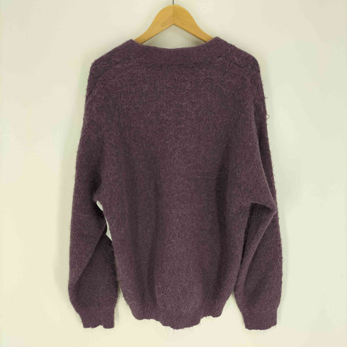 MUDDY AIR ウール ナイロン シャギー ニット カーディガン メンズ import:M