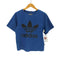 アディダスオリジナルス adidas Originals バックジップクロップドロゴカットソー レディース