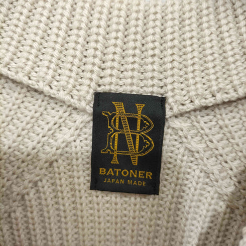 バトナー BATONER 21AW SIGNATURE BOTTLE NECK KNIT シグネチャー ボトルネック ニット レディース JPN:1