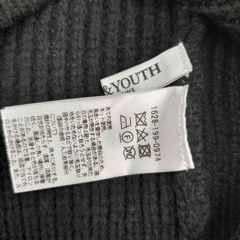 ビューティーアンドユースユナイテッドアローズ BEAUTY & YOUTH UNITED ARROWS 23AW エルボーパッチ ダブルジップニットカーディガン メンズ FREE