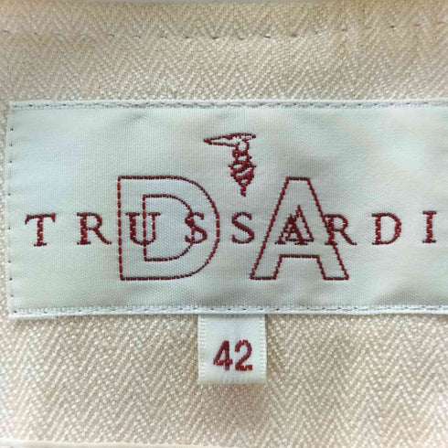 トラサルディ TRUSSARDI リネン混 シェルボタン スカートセットアップ レディース 42