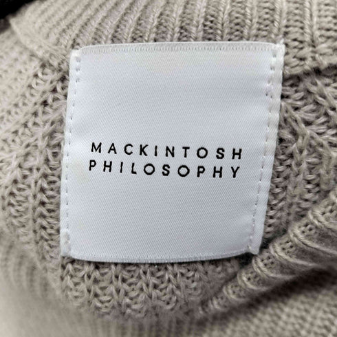 マッキントッシュフィロソフィー MACKINTOSH PHILOSOPHY アクリル混 ラグランプルオーバーセーター レディース JPN:38
