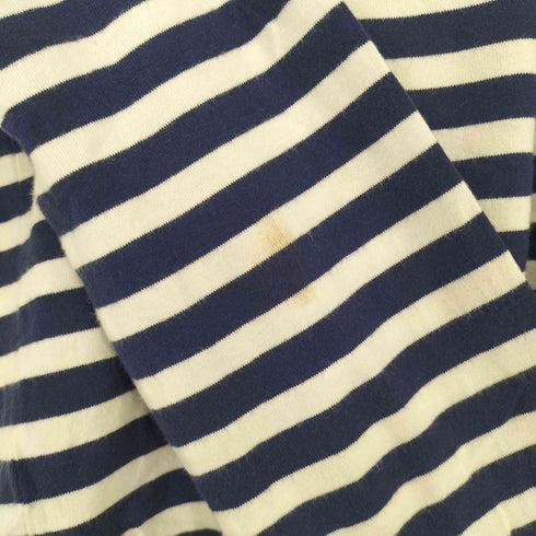 プレイコムデギャルソン PLAY COMME des GARCONS ad2010 ロゴプリントボーダーカットソー レディース m