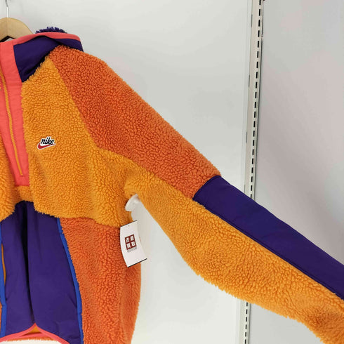 ナイキ NIKE 19AW Half Zip Sherpa Parka ハーフ ジップ シェルパ パーカー ボア パーカー メンズ import:XL