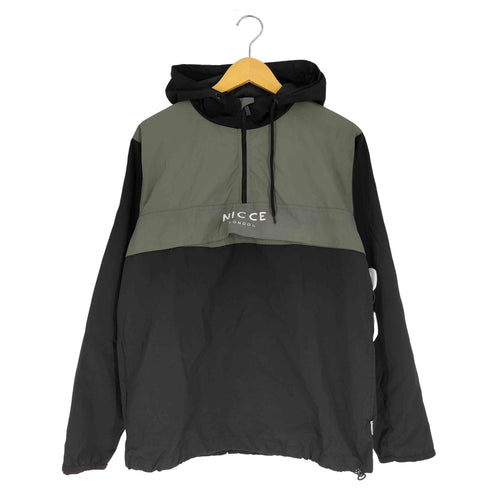 NICCE バイカラー ハーフジップ アノラックパーカー メンズ import:L