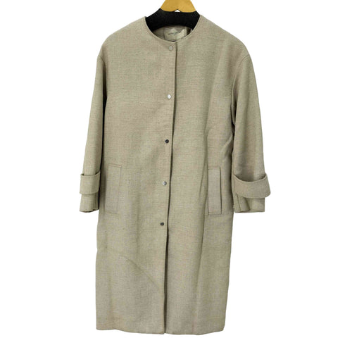 ユナイテッドアローズ UNITED ARROWS UBCフェイクリネン ノーカラーコート レディース JPN:36