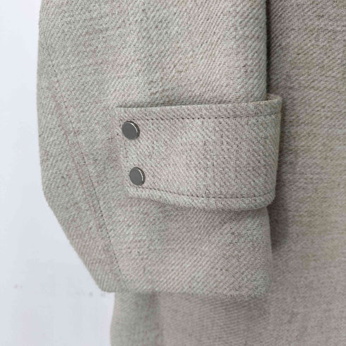 ユナイテッドアローズ UNITED ARROWS UBCフェイクリネン ノーカラーコート レディース JPN:36