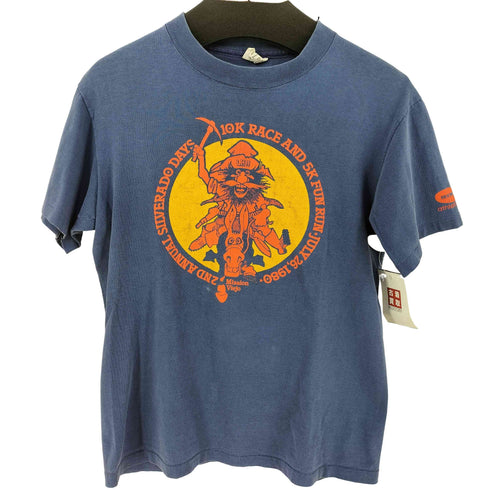 ヘインズ Hanes USA製 フロントプリントTEE シングルステッチ メンズ import:M