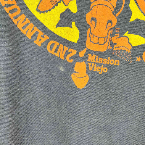 ヘインズ Hanes USA製 フロントプリントTEE シングルステッチ メンズ import:M