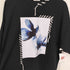 ジュンレッド JUNRed ハンド ステッチ グラフィック ルーズ Tシャツ メンズ JPN:S