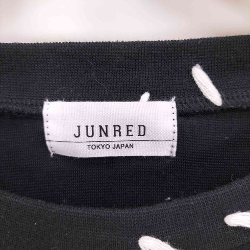 ジュンレッド JUNRed ハンド ステッチ グラフィック ルーズ Tシャツ メンズ JPN:S