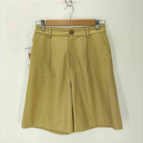 レイビームス Ray BEAMS フェイクレザーベスト ショートパンツ セットアップ レディース